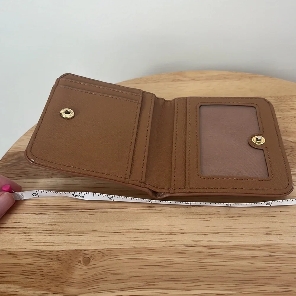 Fossil Sydney Bifold‎ Wallet Credit Card Case Leather Tan Camel 1954
